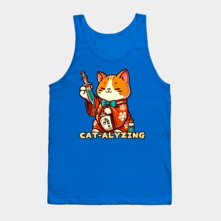 Chemistry cat Tank Top